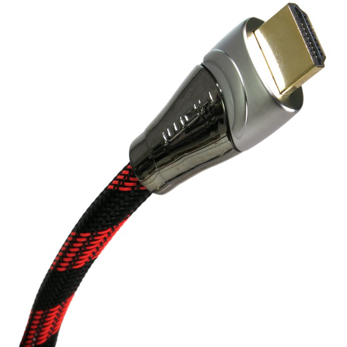 Кабель EXTRADIGITAL HDMI - HDMI 3m Red-Black (KBH1611) Вид кабель