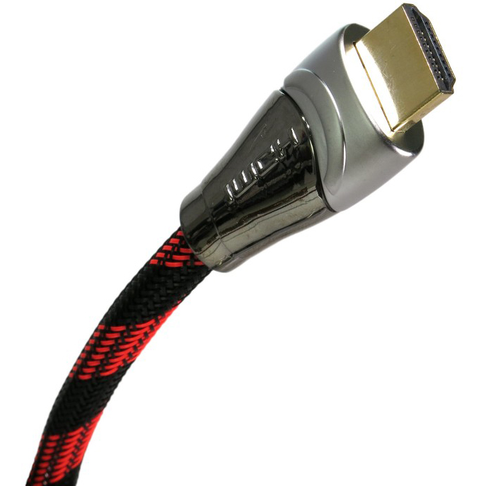 Кабель EXTRADIGITAL HDMI - HDMI 1.5 m Red-Black (KBH1609) Вид кабель