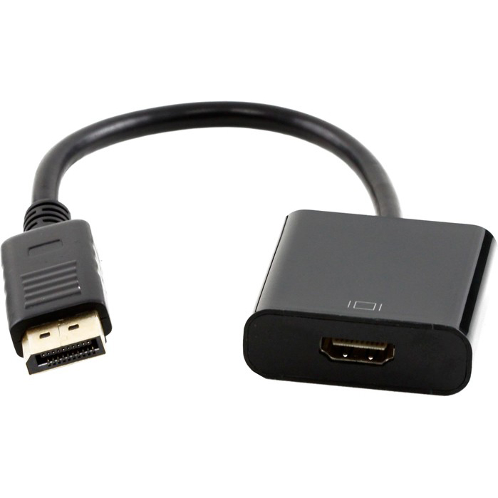 Перехідник ATCOM DisplayPort(male) - HDMI(female) 0.1 m (16852)