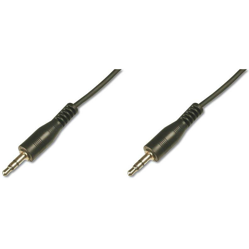 Кабель DIGITUS Audio connection stereo 3.5 mm M/M 2.5 m black