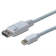 Кабель DIGITUS miniDisplayPort to DisplayPort (AM/AM) 1 m white