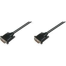 Кабель DIGITUS ASSMANN DVI-D dual link (AM/AM) 3.0m, black (AK-320108-030-S)