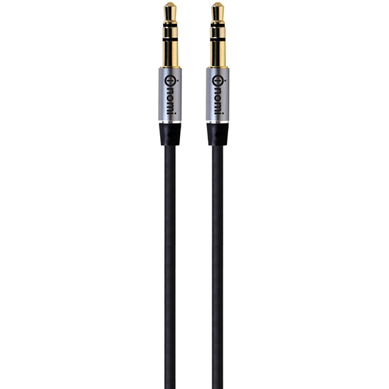 

Кабель NOMI AC 10x AUX 3.5 1м чёрный, Кабель AC 10x AUX 3.5 1м чорный