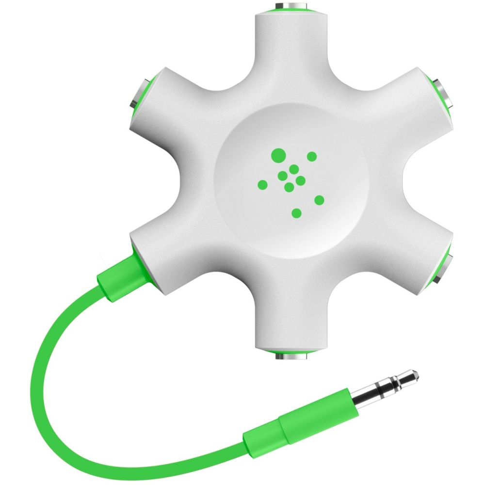 Разветвитель 3.5 мм BELKIN Rockstar Green (F8Z274btGRN)