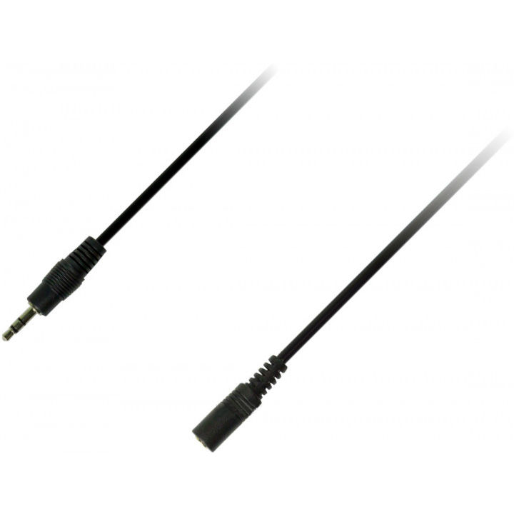 

Кабель PIKO AUX 3.5 mm M - 3.5 F 3 м, черный (1283126473920), AUX 3.5mm M - 3.5 F (чорний 3м)