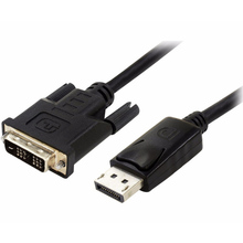 Кабель ATCOM Dvi-DisplayPort (2 ferite, DVI-D) 1.8 m Black (9504)