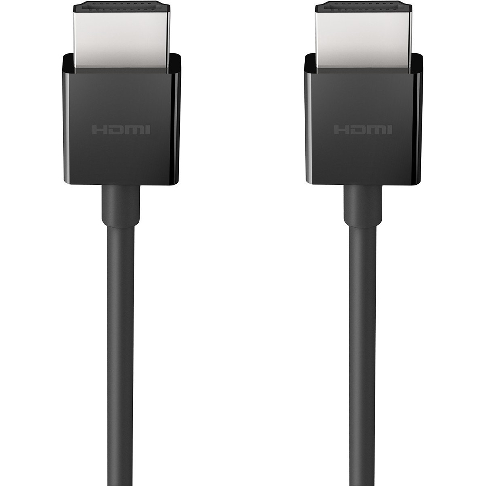 Кабель BELKIN HDMI 2.1 (AM/AM) 2м Black (AV10175bt2M-BLK) Коннекторы папа-папа