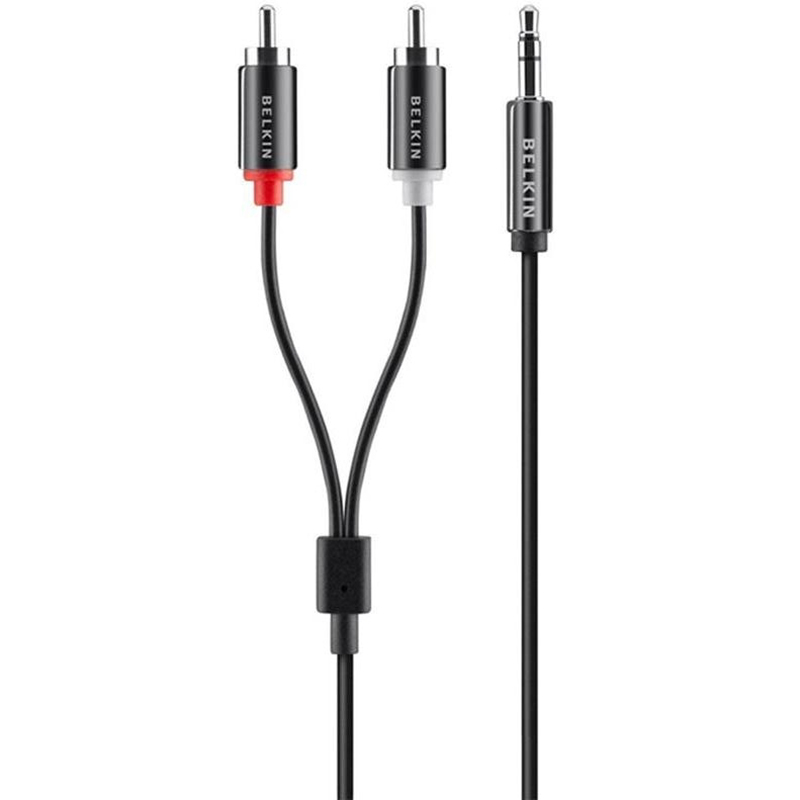 Кабель BELKIN jack 3.5мм-M/RCA-Mx2 1.5m (AV10092bf1.5M)