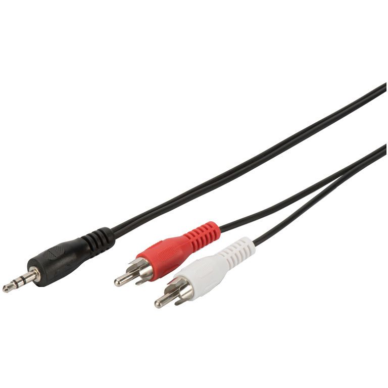 Кабель DIGITUS jack 3.5 мм-M/RCA-Mx2 5м (AK-510300-050-S)