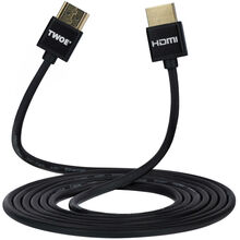 Кабель 2E Ultra Slim HDMI 2.0, black (2EW-1119-2m)