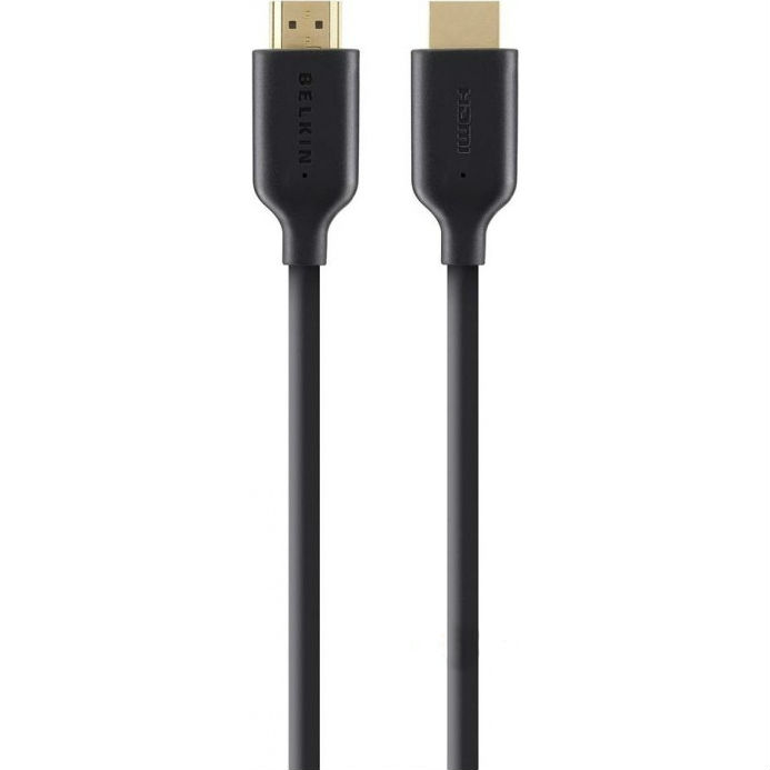 Кабель BELKIN HDMI AM/AM, 15 м, Black-Gold (F3Y021BT15M)