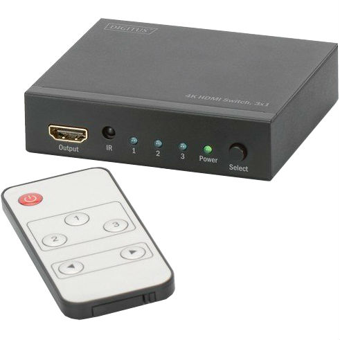 

Видеокоммутатор DIGITUS HDMI, 4K (DS-48304), HDMI, 4K (DS-48304)