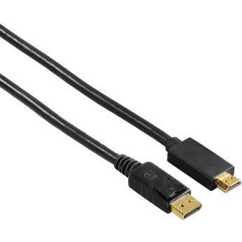 

Кабель HAMA DisplayPort M - HDMI AM, Premium, 1.8 м (00122214), DisplayPort M - HDMI AM, Premium, 1.8 м (00122214)