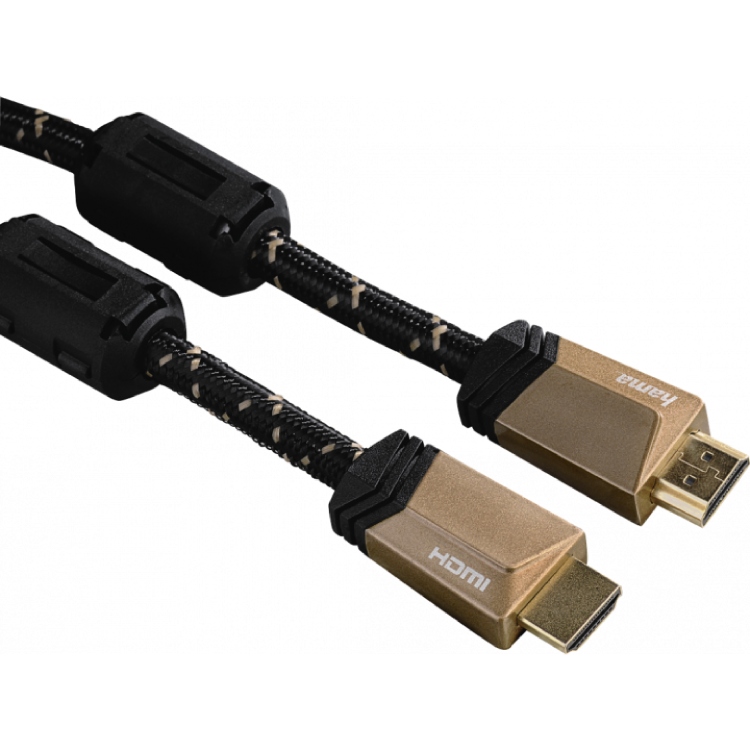 

Кабель HAMA HDMI-HDMI, 3.0 м (00122211), HDMI, Premium, High Speed, AM/AM, 3.0 м (00122211)