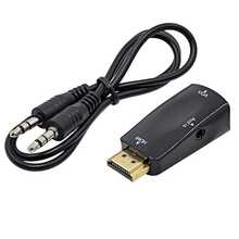 Перехідник POWERPLANT HDMI - VGA+Audio з аудіо кабелем 0.5 м (CA910267)