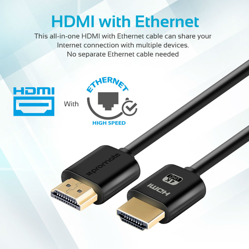 Кабель PROMATE HDMI proLink4K2-300 Black (prolink4k2-300.black) Вид кабель