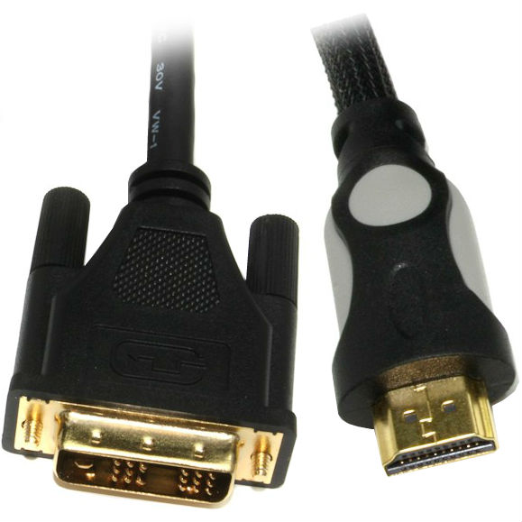 

Кабель VIEWCON HDMI-DVI (24+1) 3 м (VD078-3M), VD078-3M