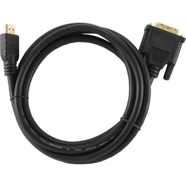 Кабель CABLEXPERT CC-HDMI-DVI-0.5 M Тип роз'єму HDMI - DVI