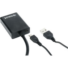 Перехідник CABLEXPERT HDMI - VGA + USB + 3.5 мм аудіо 0.15 м (A-VGA-HDMI-01)