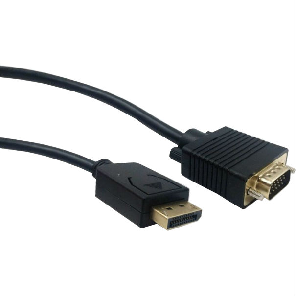 Кабель CABLEXPERT DisplayPort - VGA, 1.8 м, чорний (CCP-DPM-VGAM-6)