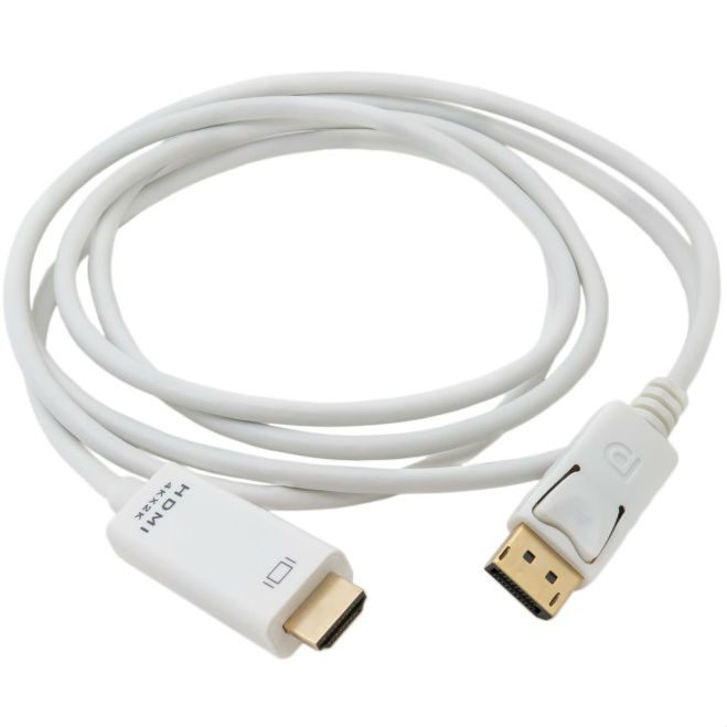 Кабель EXTRADIGITAL DisplayPort 1.2 - HDMI 2.0 2 м (KBD1669) Коннекторы папа-папа