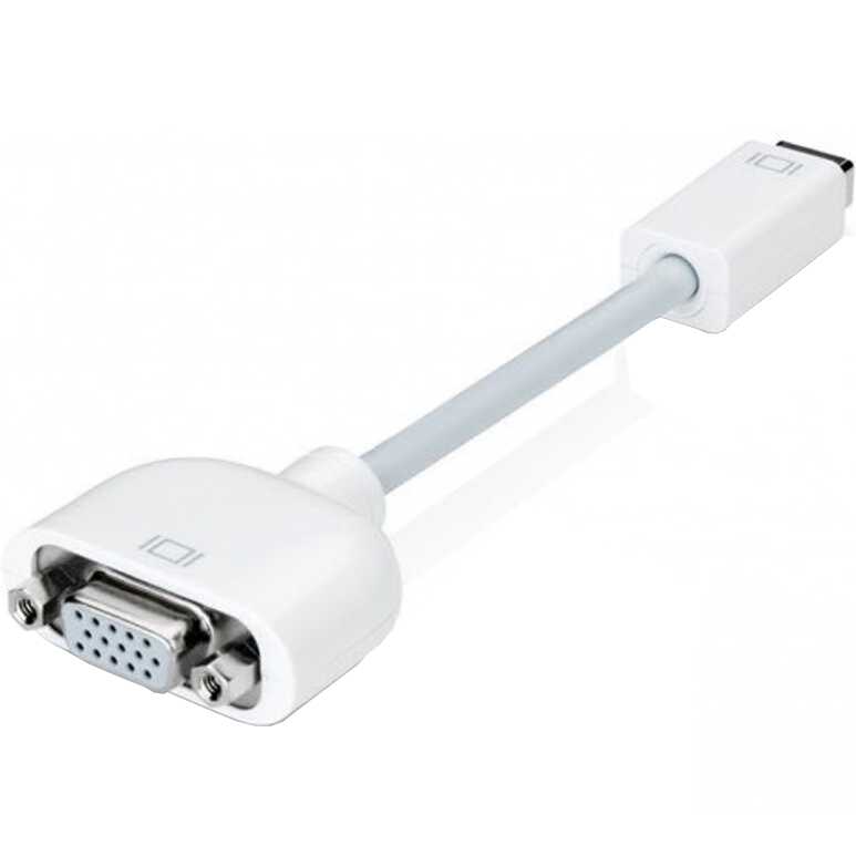 Переходник EXTRADIGITAL Apple mini DVI -VGA 0.15м (KBD1676) Тип разъема mini DVI - VGA