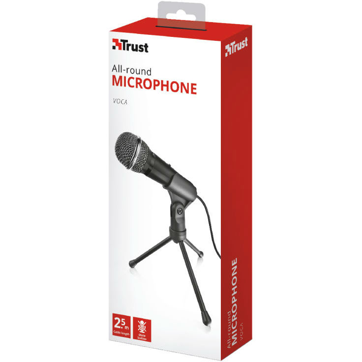 Мікрофон TRUST Voca All-round microphone (22913) Довжина кабелю/радіус дії 3