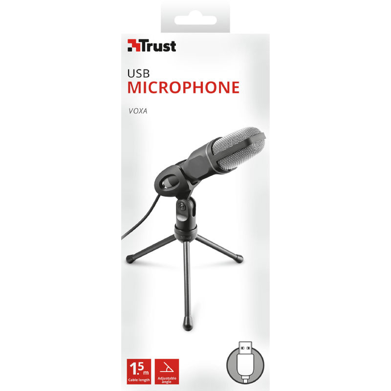 Заказать Микрофон TRUST Voxa USB desk microphone (22810)