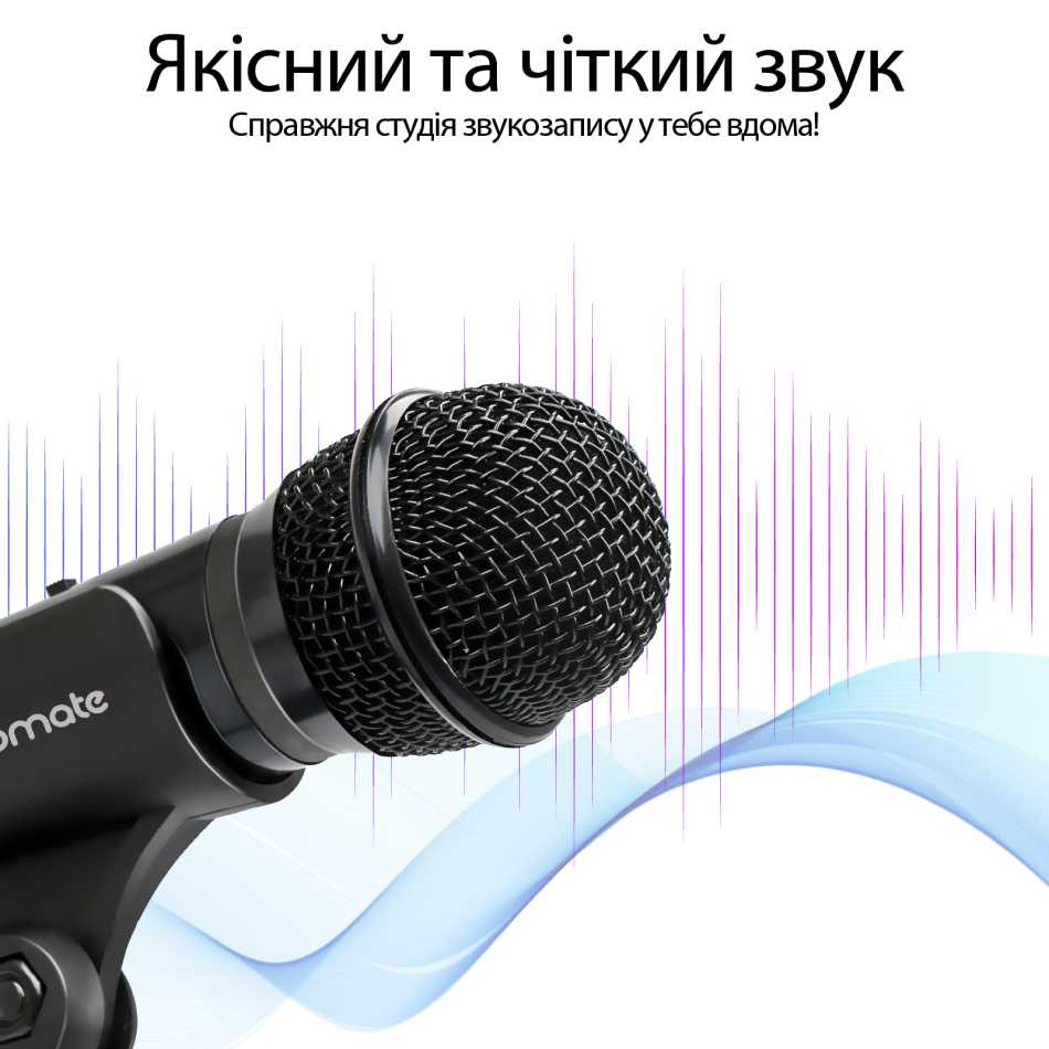 Микрофон PROMATE Tweeter-9 Black (tweeter-9.black) Тип для персонального компьютера