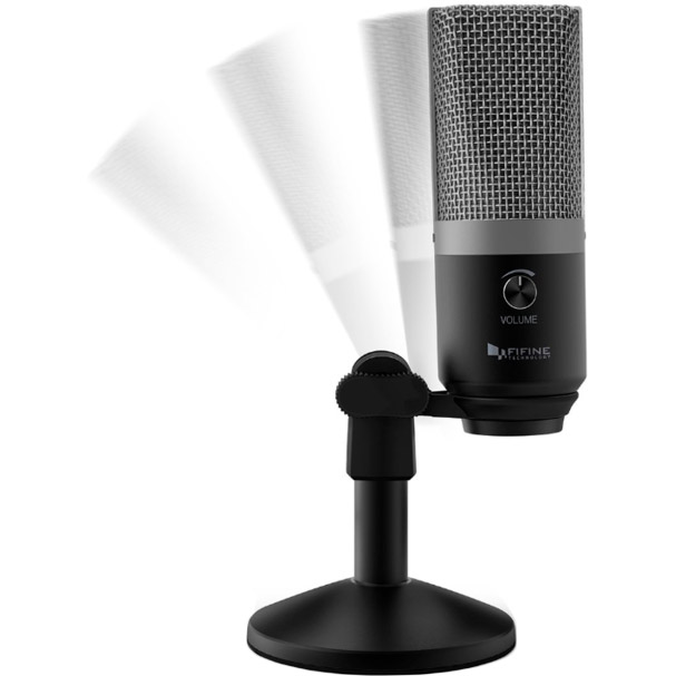 Микрофон FIFINE K670B USB Microphone Black Материал Металл