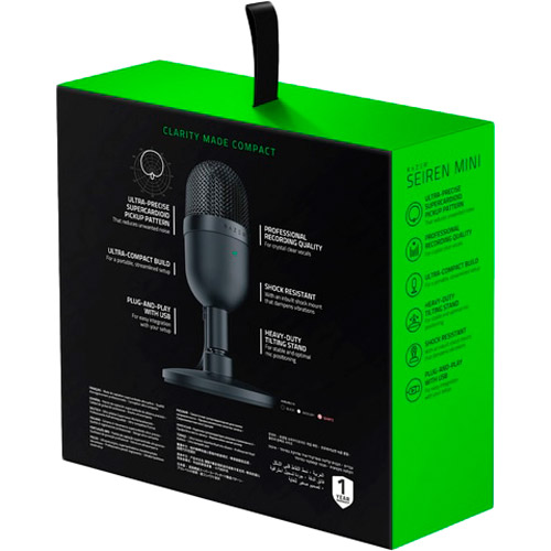 Мікрофон RAZER Seiren mini (RZ19-03450100-R3M1) Довжина кабелю/радіус дії 1