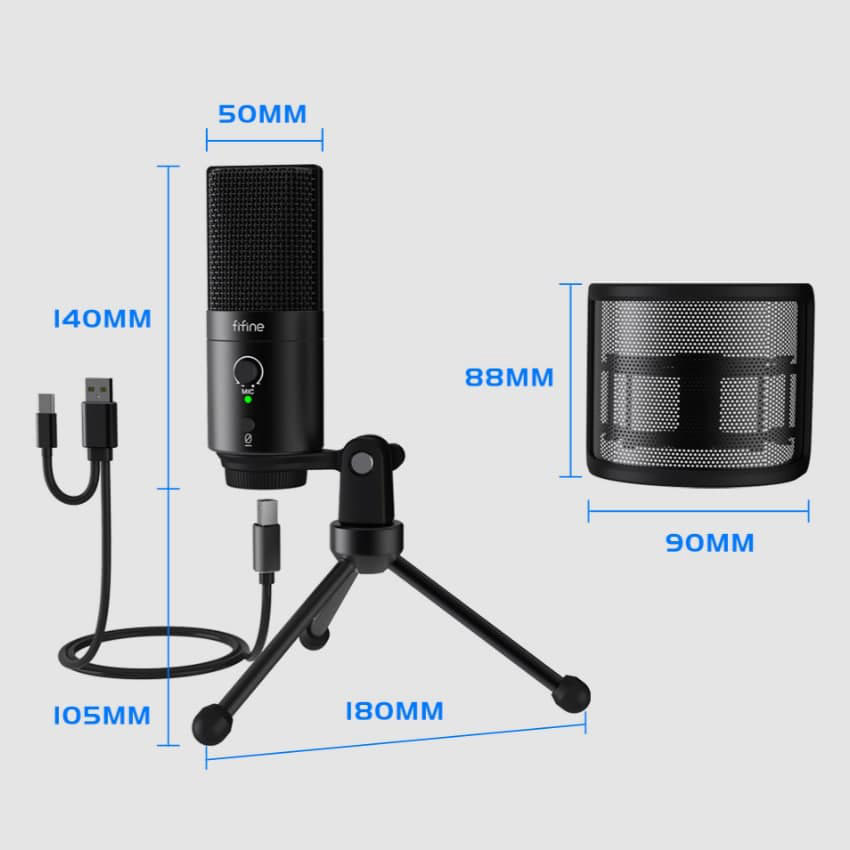 В інтернет магазині Мікрофон FIFINE K683A USB/USB C