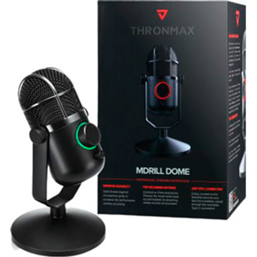 Фото Микрофон Thronmax Mdrill Dome Plus Jet Black 96кГц (M3P-TM01)