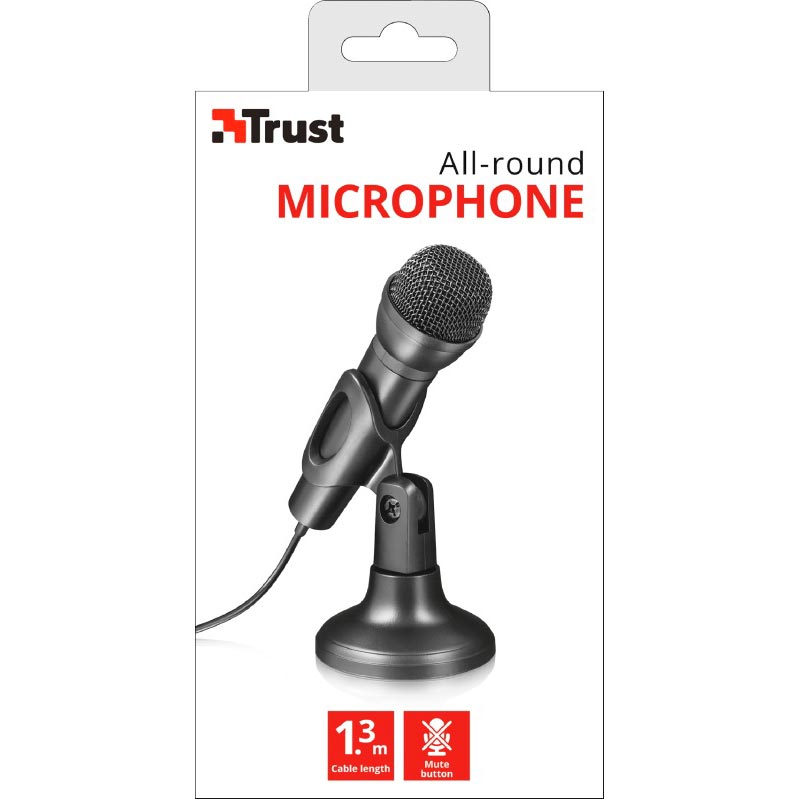 Фото 4 Микрофон Trust All-round Microphone 3.5 mm Black (22462)