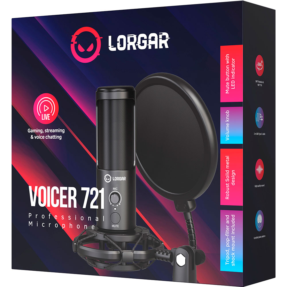 Внешний вид Микрофон Lorgar Voicer 721 (LRG-CMT721)