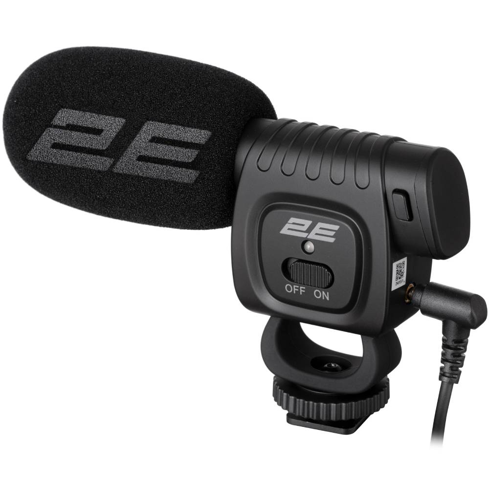 В Украине Микрофон 2E MG020 Shoutgun Pro on/of 3.5mm (2E-MG020)