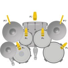 Набір мікрофонів AKG Drumset Session 1 (2581H00150)