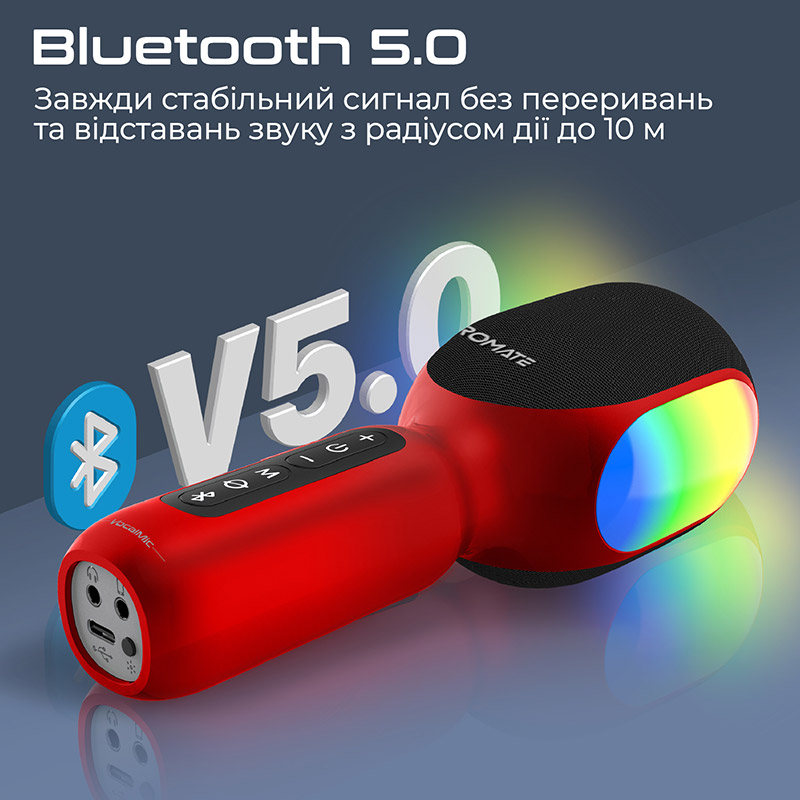 Фото 4 Мікрофон PROMATE vocalmic.red