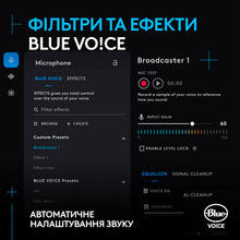 Мікрофон LOGITECH Yeti GX Dynamic RGB Gaming with LIGHTSYNC Black (988-000569)