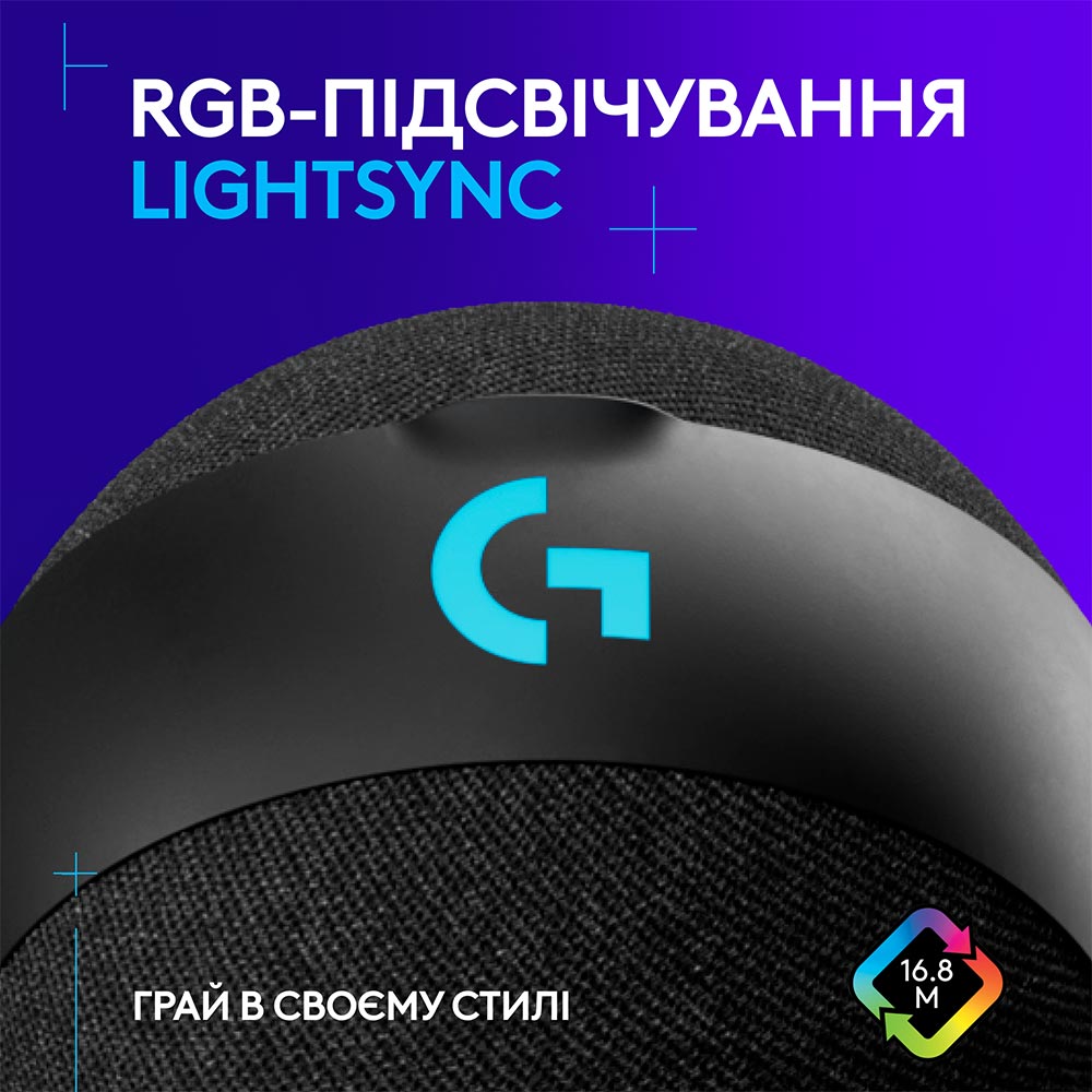 Фото 3 Мікрофон LOGITECH Yeti Orb RGB Gaming with LIGHTSYNC Black (988-000551)