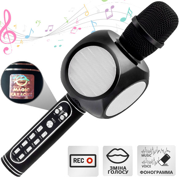 Мікрофон MAGIC KARAOKE YS-90 Pro Black (YS-90) Тип інший