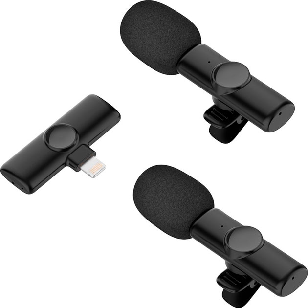 Набор микрофонов INSPIRE K2 Iphone Black (Ins-K2-iph2) Тип петличный