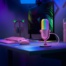Микрофон RAZER Seiren V3 Chroma, Quartz (RZ19-05060300-R3M1)