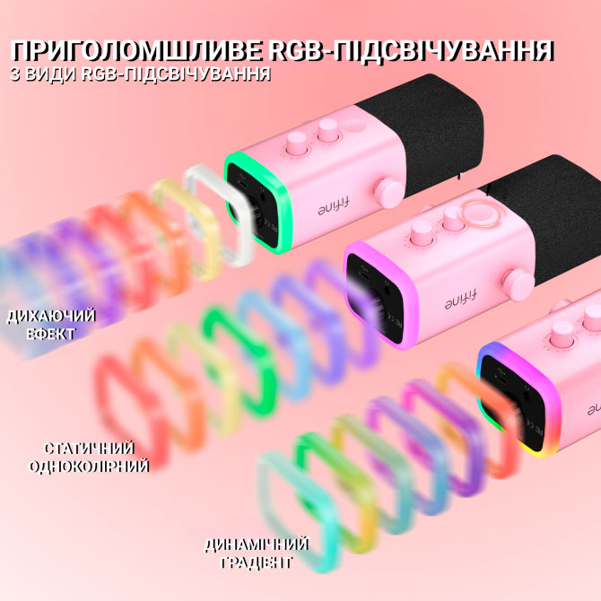 Фото Микрофон FIFINE AM8P Pink (AM8P)