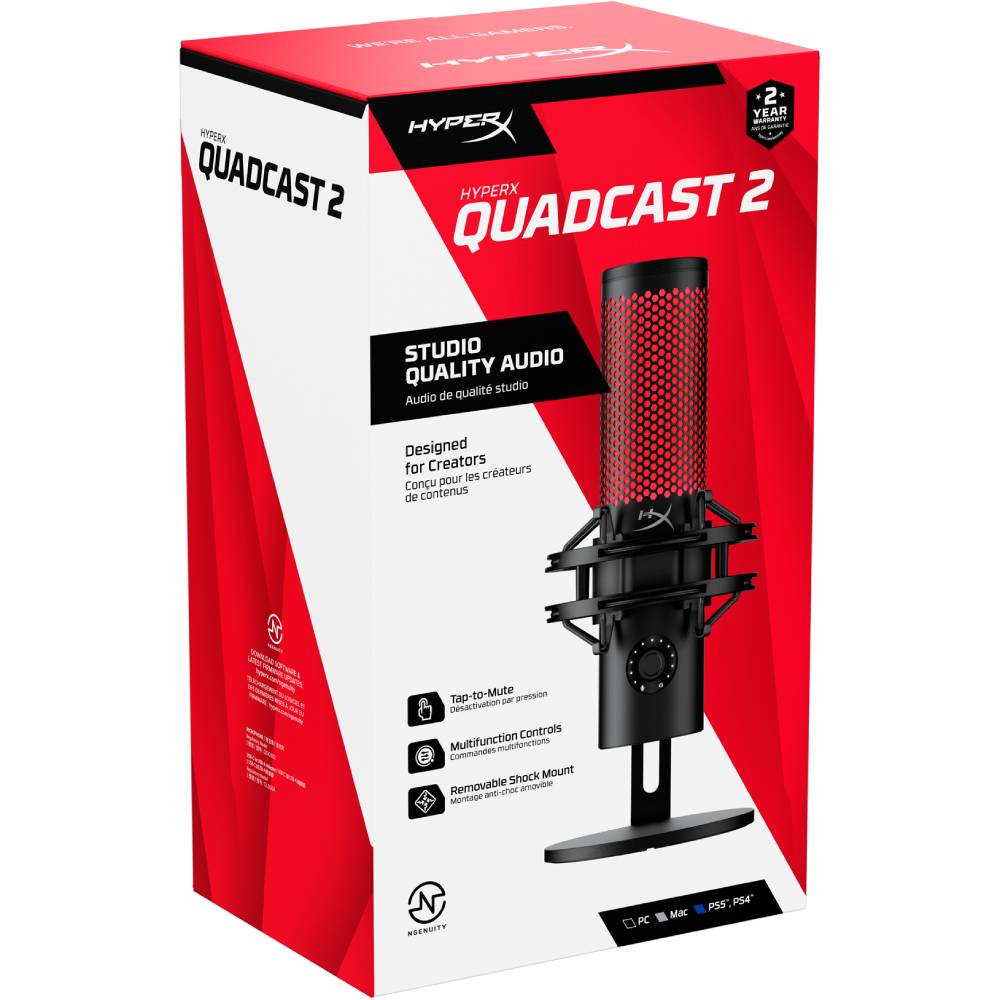 Замовити Мікрофон HYPERX QuadCast 2 (872V1AA)