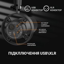 Мікрофон FIFINE T688 Black