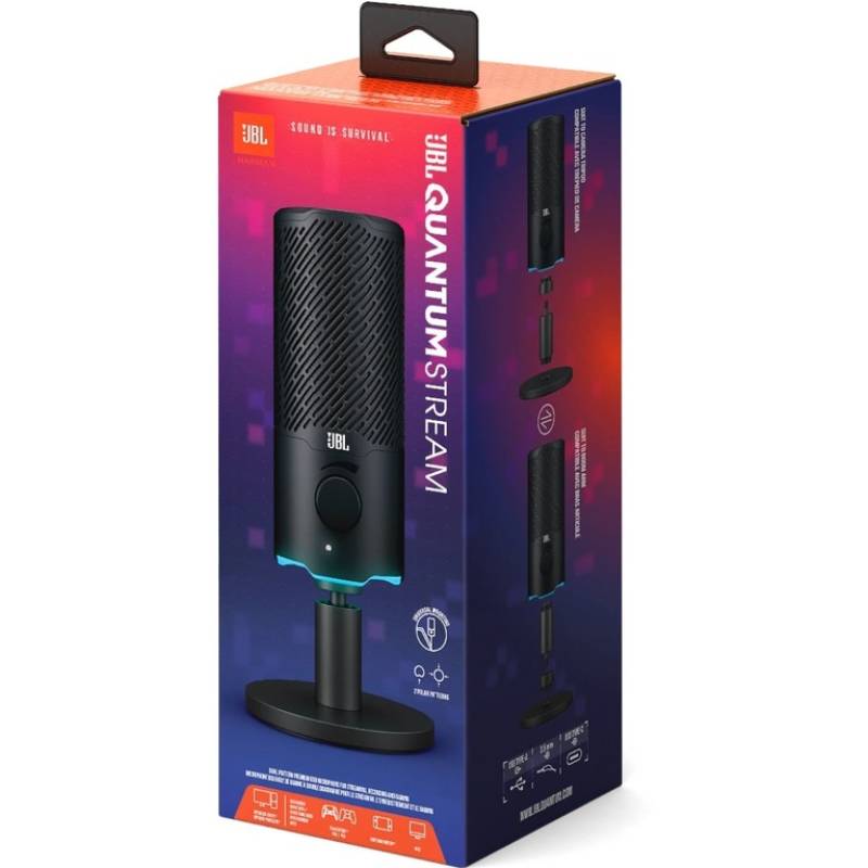 Покупка Микрофон JBL QUANTUM Stream Black (JBLQSTREAMBLK)