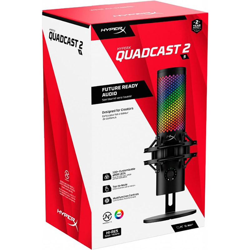 В интернет магазине Микрофон HyperX QuadCast 2 S (9A273AA)