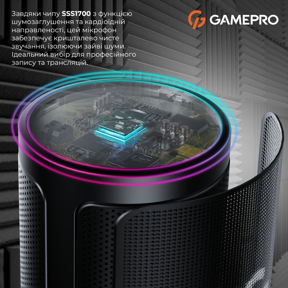 Изображение Микрофон GAMEPRO Black (UGM105B)