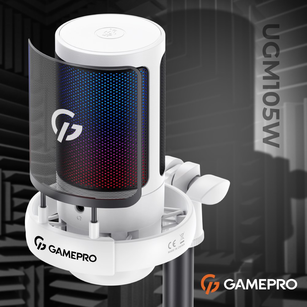 Внешний вид Микрофон GAMEPRO White (UGM105W)